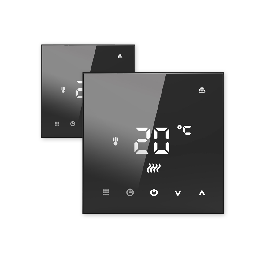 TopLo Wired 230v Thermostat (Black)