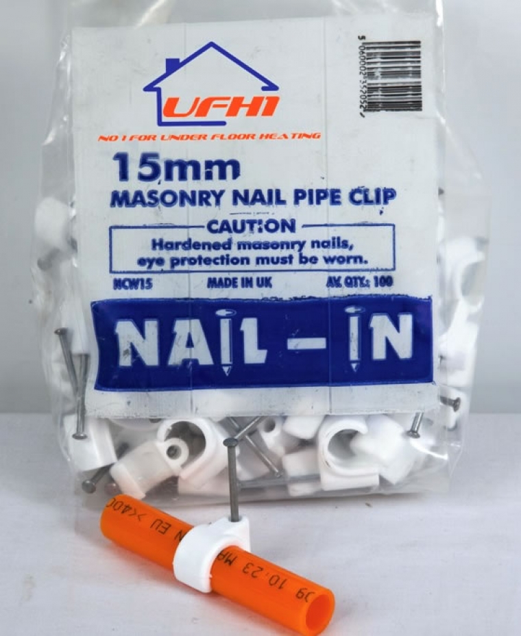 15mm Masonry Pipe Clips